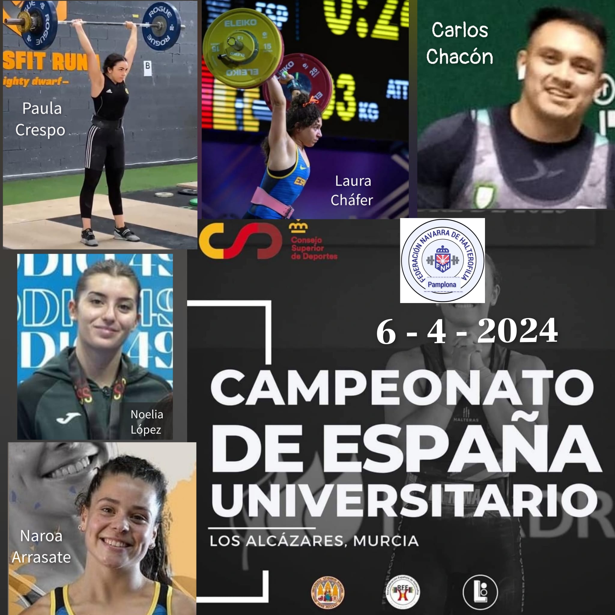Participaci&oacute;n navarra en el Campeonato de Espa&ntilde;a Universitario 2024
